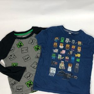 2 Kids Minecraft T-shirt size S/XS